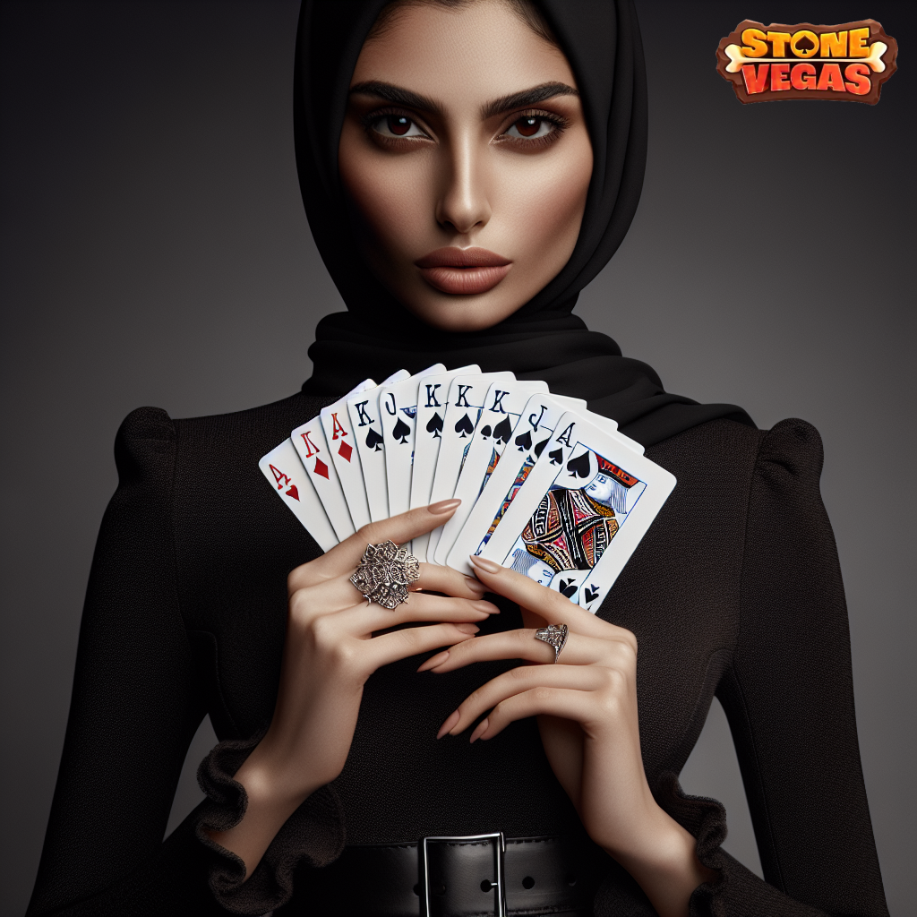 Femme avec des cartes
