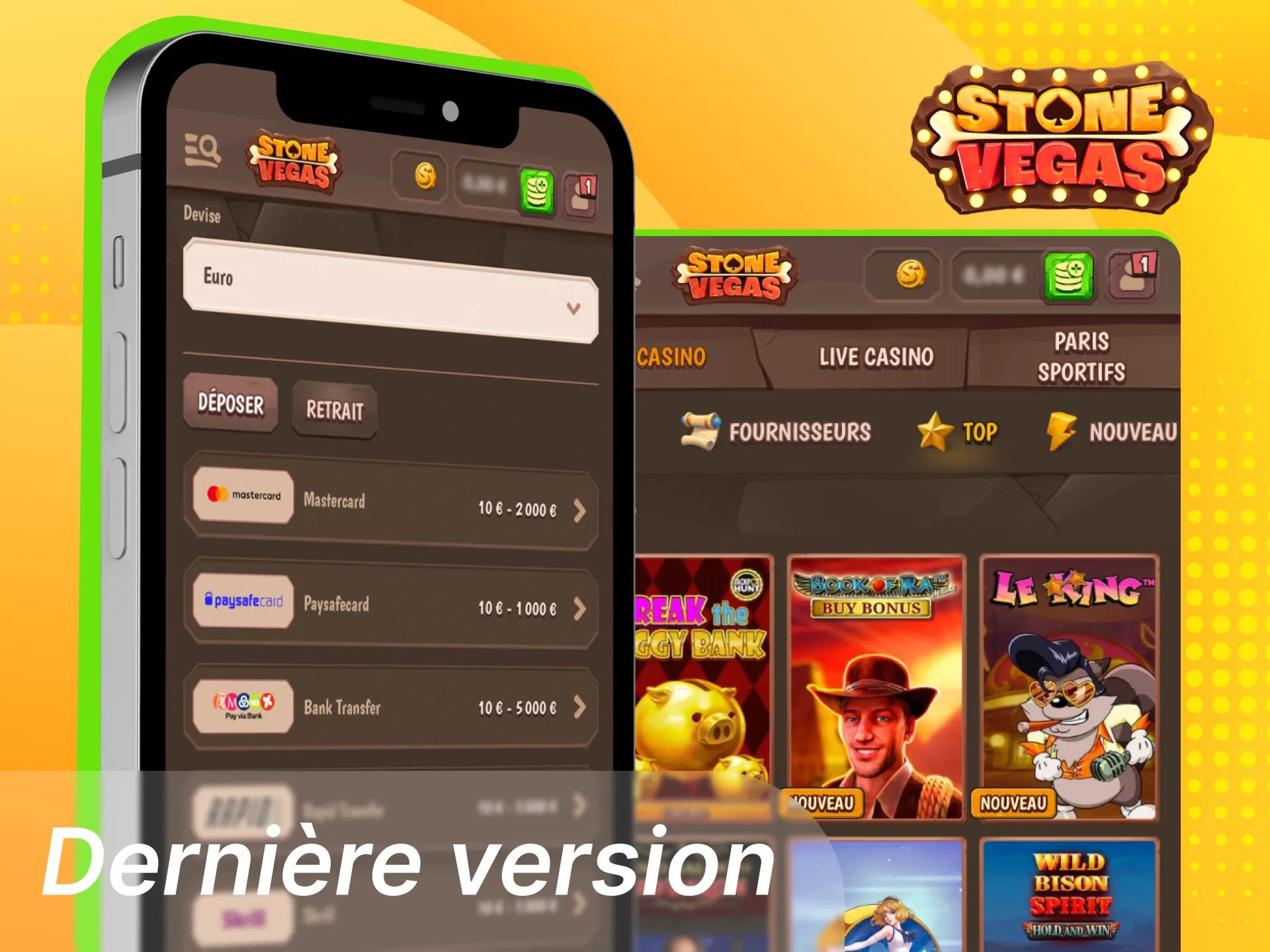 Pourquoi choisir la version mobile du casino en ligne StoneVegas.