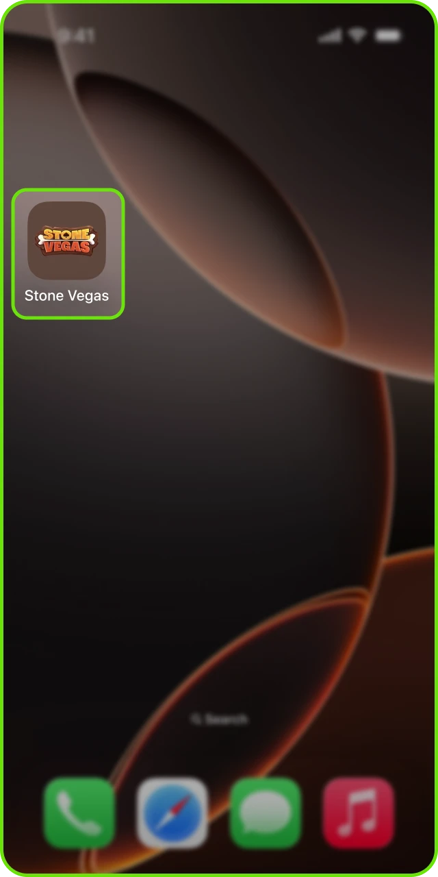 Commencez à jouer et à placer des paris sur l'application de casino en ligne StoneVegas pour iOS.
