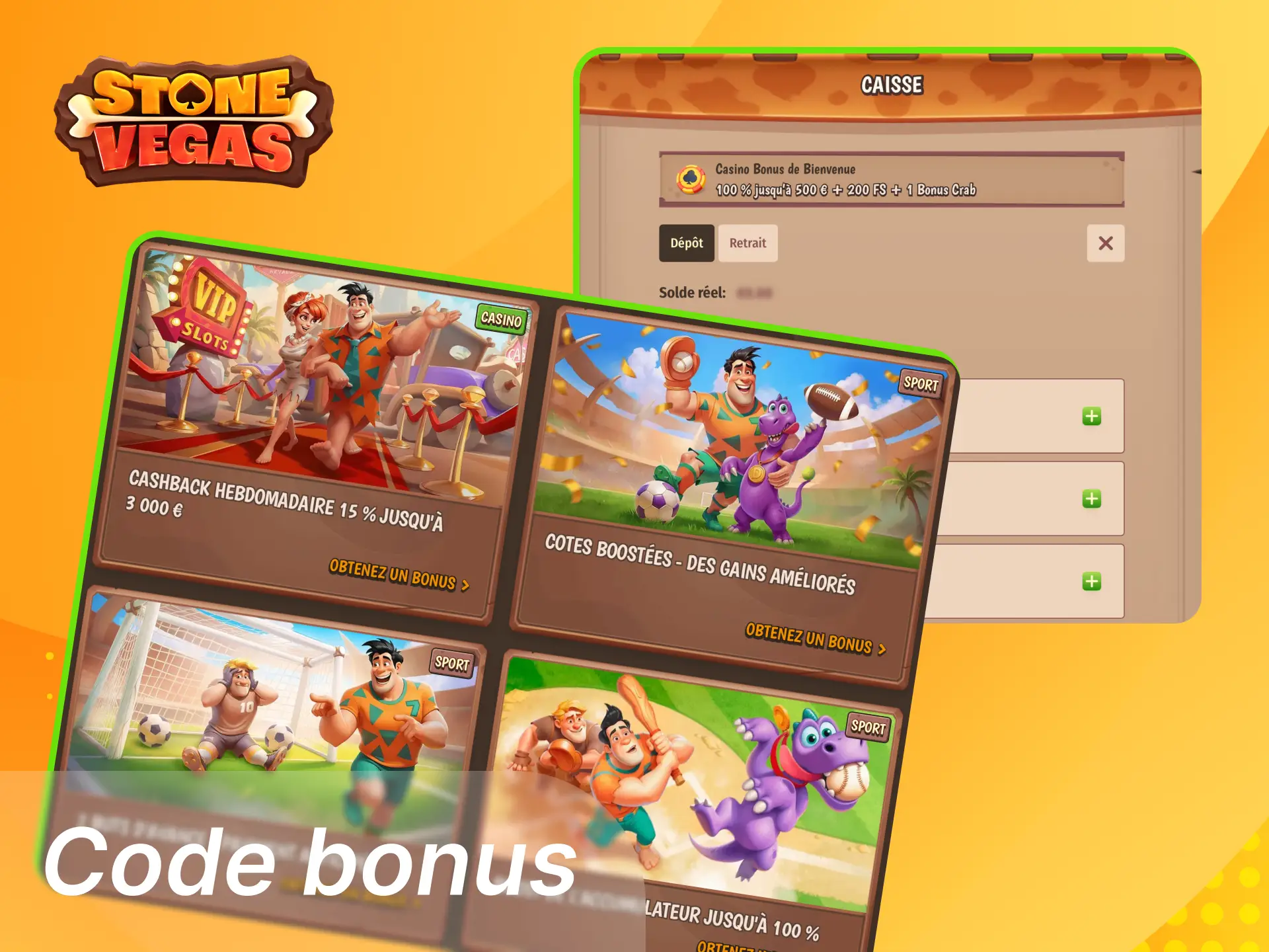 Comment obtenir des bonus sur le casino en ligne Stonevegas.