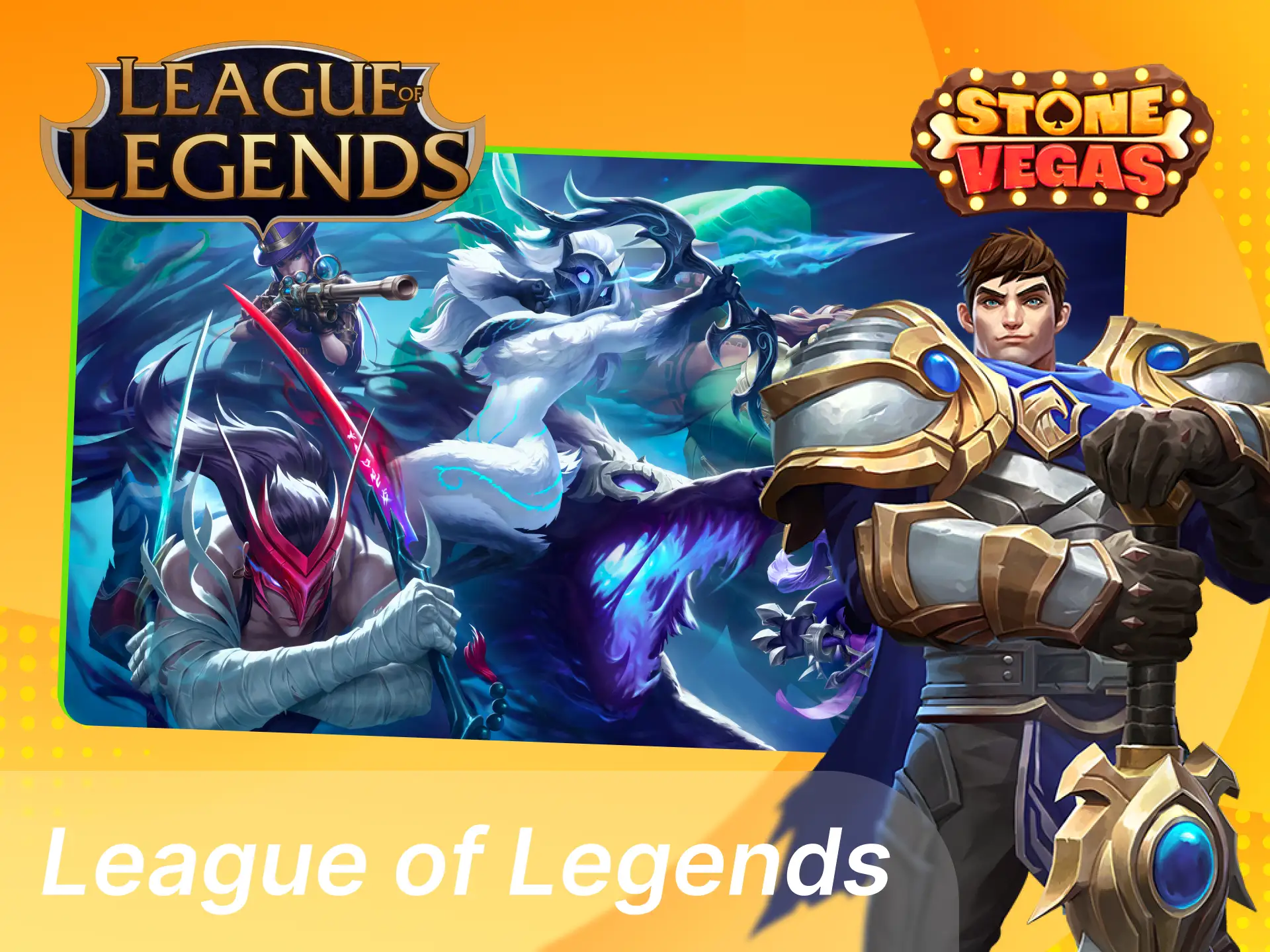 Pariez sur League of Legends au casino en ligne StoneVegas.
