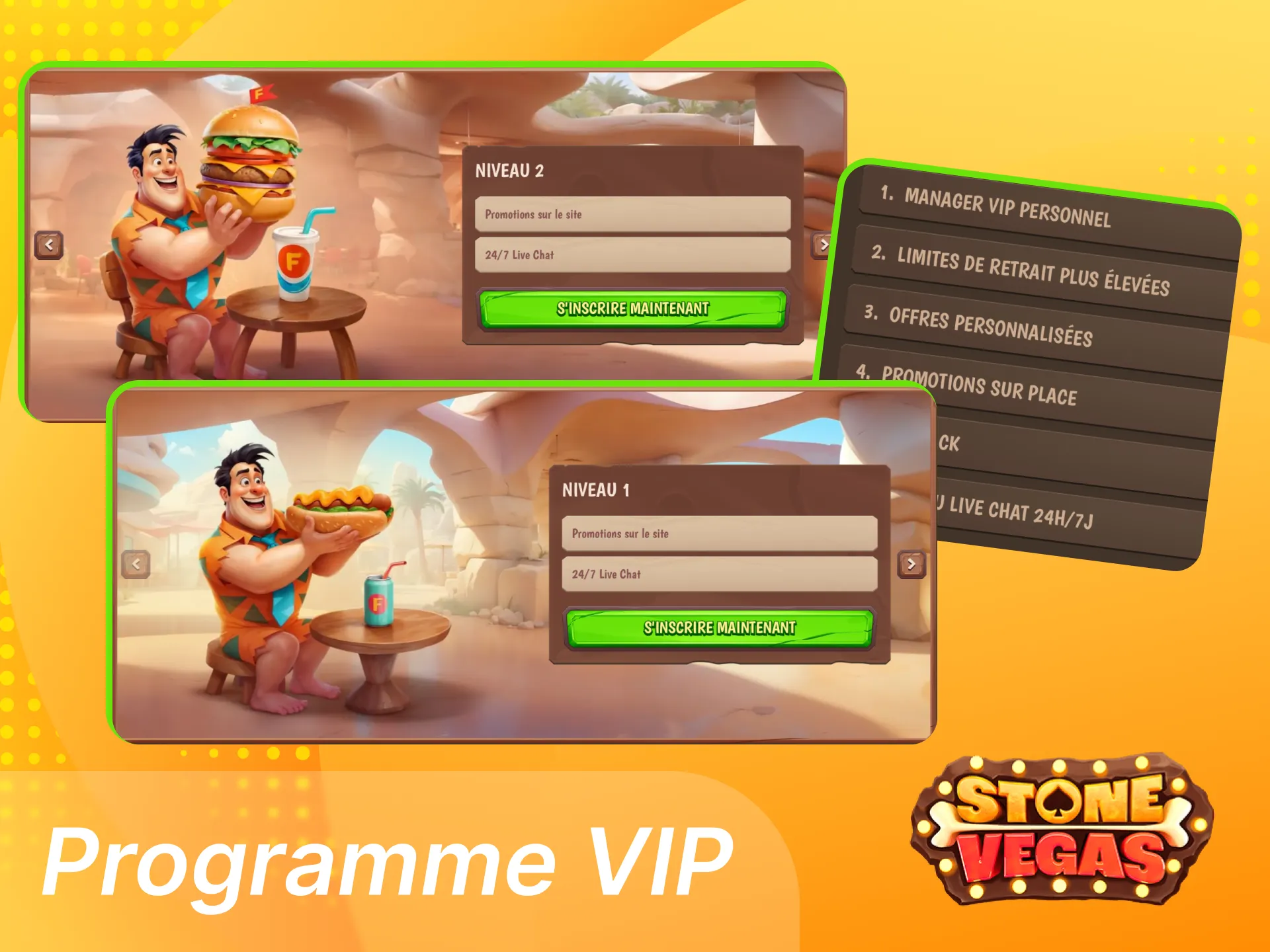 Découvrez comment rejoindre le club VIP du casino en ligne StoneVegas.