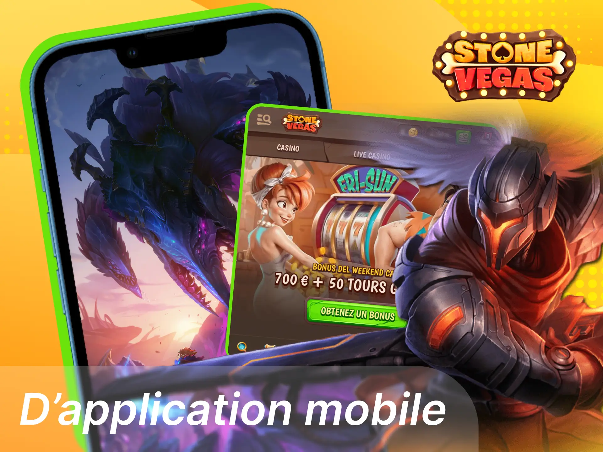 Téléchargez l’application Stonevegas pour parier sur League of Legends.