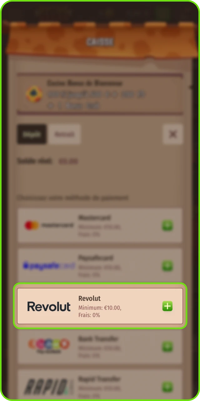 Dépôt en euros sur Stonevegas avec cartes virements crypto et portefeuilles électroniques.