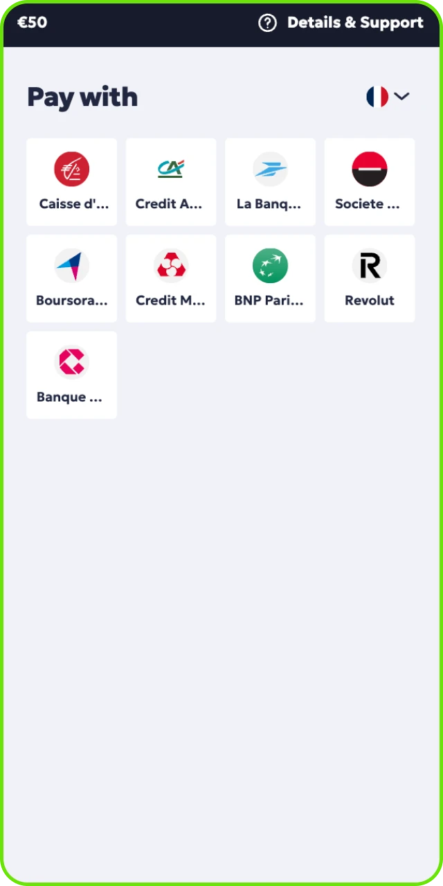 Validation des informations de paiement, confirmation 3D Secure ou autorisation wallet, vérification adresse crypto.