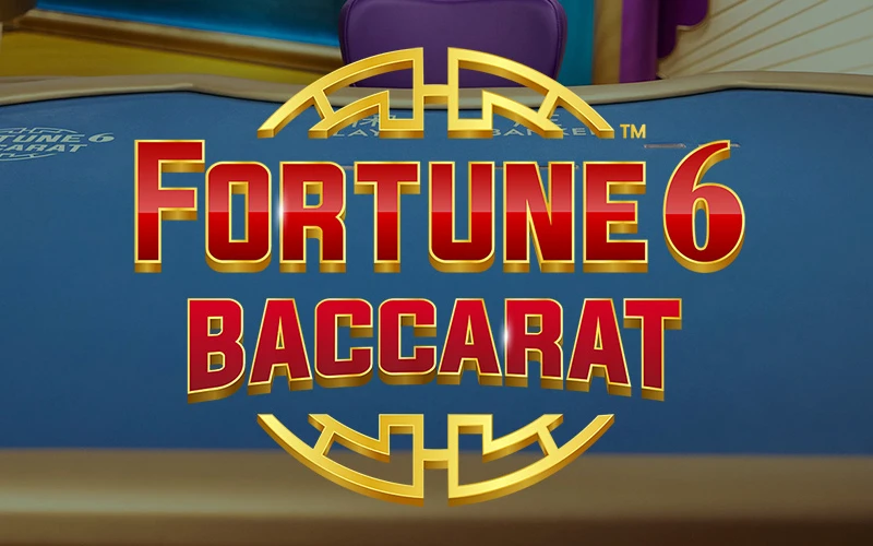 Jeu de Fortune 6 Baccarat au casino en ligne Stonevegas avec des options de paris secondaires supplémentaires.