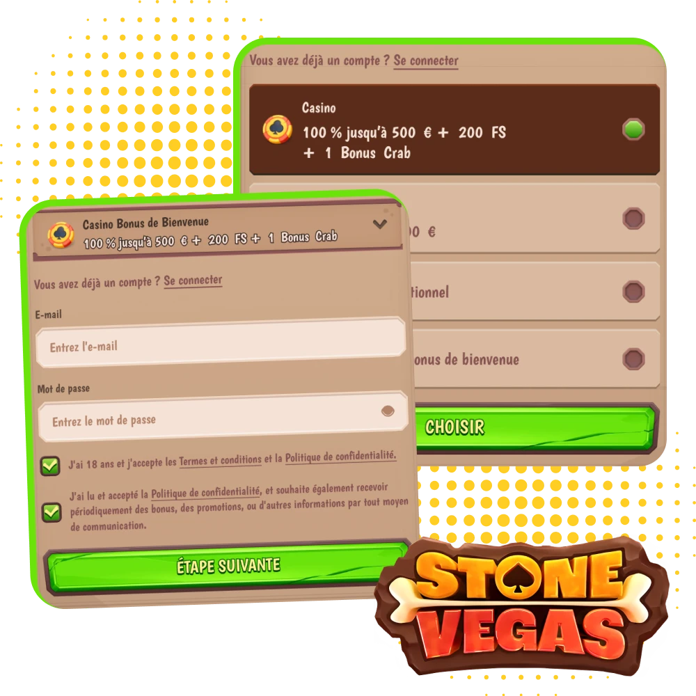 Commencer sur Stonevegas créez un compte, connectez-vous, vérifiez votre identité pour jouer au casino et aux paris sportifs en toute sécurité.