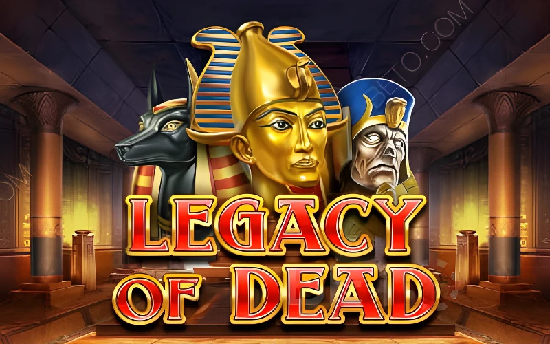Legacy of Dead slot sur Stonevegas avec aventure égyptienne, symboles expansibles et tours gratuits.